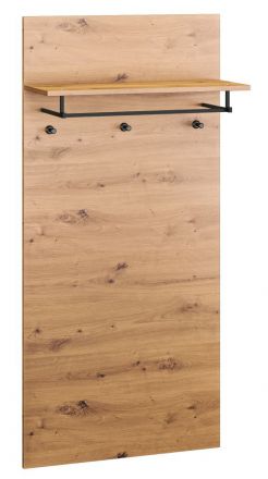 Wardrobe Pandrup 15, Colour: Oak - Measurements: 145 x 69 x 27 cm (H x W x D)