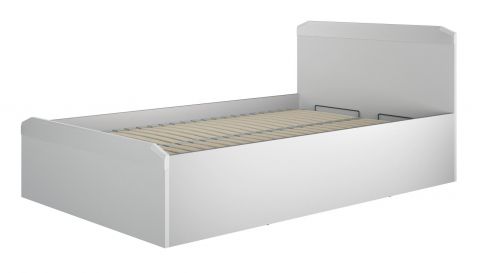 Single bed / Guest bed Sastamala 14, Colour: Silver Grey - Lying area: 120 x 200 cm (w x l)