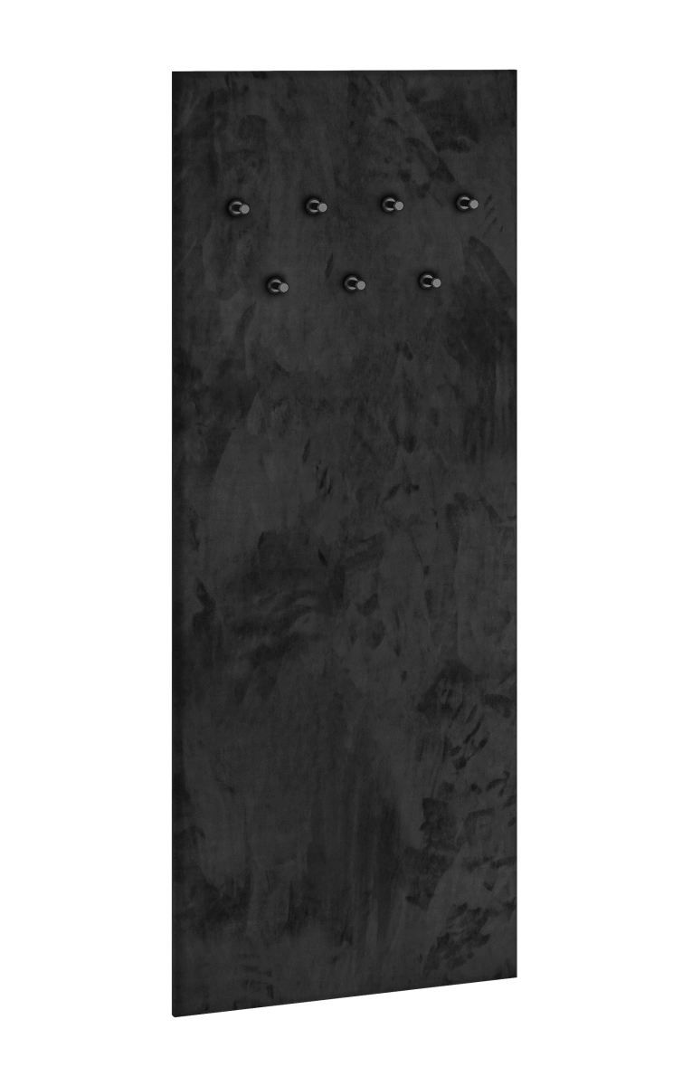 Wardrobe Lautela 08, color: black - Dimensions: 153 x 80 x 3 cm (H x W x D)