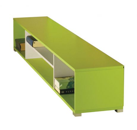 Children's room Lowboard Namur 21, Colour: Green / Beige - Measurements: 30 x 30 x 214 cm (h x w x d)