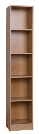 Bookshelf Fafe 07, Colour: Oak Riviera - Measurements: 185 x 36 x 34 cm (H x W x D)