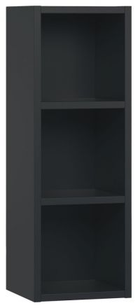 Suspended rack / Wall shelf, Colour: Black - Measurements: 90 x 32 x 30 cm (H x W x D)