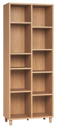 Shelf 02, Colour: Oak - Measurements: 195 x 76 x 38 cm (H x W x D)