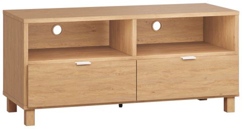 TV base cabinet Averias 10, Colour: Oak - Measurements: 56 x 120 x 47 cm (H x W x D)