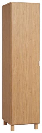 Hinged door cabinet / Wardrobe Averias 12, Colour: Oak - Measurements: 195 x 47 x 57 cm (H x W x D)