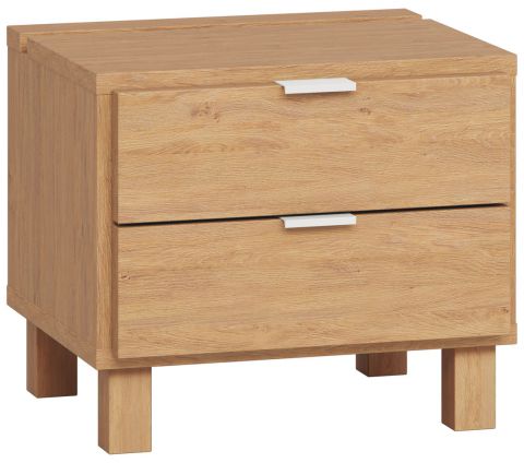 Bedside table Averias 16, Colour: Oak - Measurements: 40 x 45 x 40 cm (H x W x D)