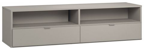TV base cabinet Bentos 11, Colour: Grey - Measurements: 49 x 180 x 47 cm (H x W x D)