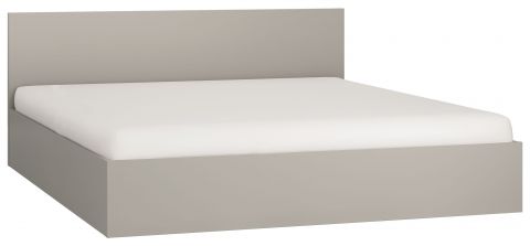 Double bed Bentos 18 incl. slatted frame, Colour: Grey - Lying surface: 180 x 200 cm (w x l)