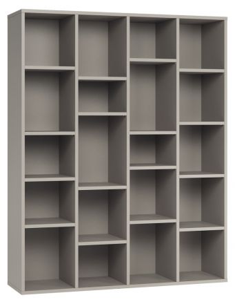 Shelf 04, Colour: Grey - Measurements: 187 x 149 x 38 cm (H x W x D)