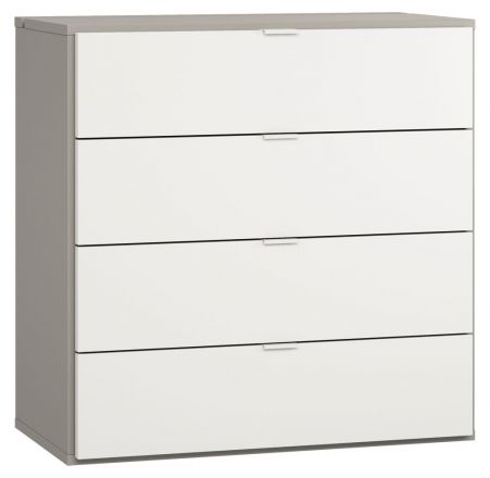 Dresser Bellaco 12, Colour: Grey / White - Measurements: 92 x 90 x 47 cm (h x w x d)