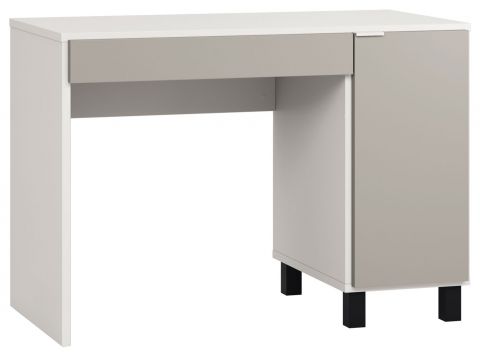 Desk Bellaco 26, Colour: White / Grey - Measurements: 78 x 110 x 57 cm (H x W x D)