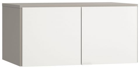 Attachment for two doors wardrobe Bellaco 17, Colour: Grey / White - Measurements: 45 x 93 x 57 cm (H x W x D)