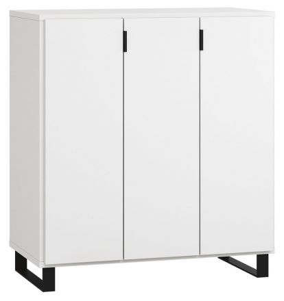 Chiflero 31 chest of drawers, Colour: White - measurements: 100 x 90 x 47 cm (h x w x d)