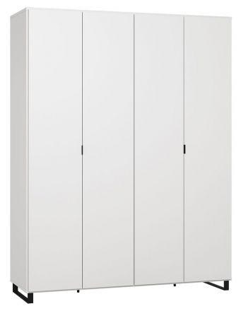 Hinged door closet / Wardrobe Chiflero 40, Colour: White - Measurements: 239 x 185 x 57 cm (H x W x D).