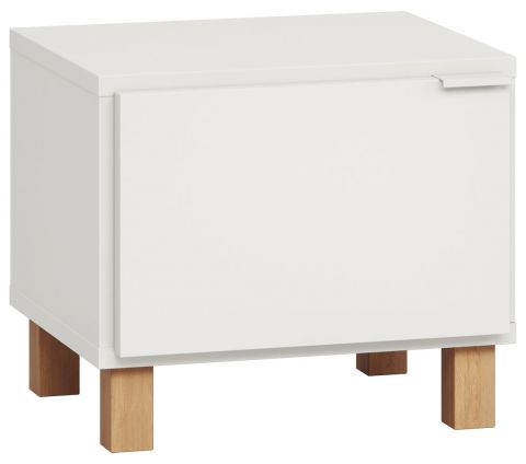 Night dresser Invernada 17, Colour: White - Measurements: 40 x 45 x 40 cm (h x w x d)