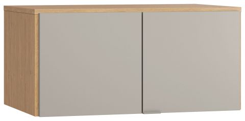 Attachment for two doors wardrobe Nanez 13, Colour: Oak / Grey - Measurements: 45 x 93 x 57 cm (H x W x D)