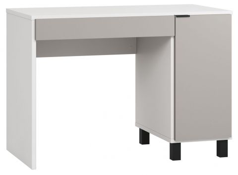 Pantanoso 01 Desk, Colour: White / Grey - Measurements: 78 x 110 x 57 cm (H x W x D)