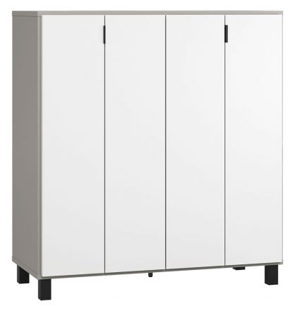 Bar cabinet Pantanoso 28, Colour: Grey / White - Measurements: 122 x 112 x 47 cm (H x W x D)
