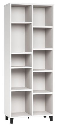 Shelf Vacas 24, Colour: White - Measurements: 195 x 76 x 38 cm (H x W x D)