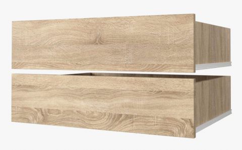 Drawers for closet, set of 2, Colour: Sonoma Oak - for closets with the width of 100 cm.