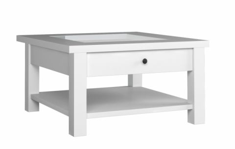 Coffee table Badus 03, Colour: White - 54 x 93 x 93 cm (H x W x D)