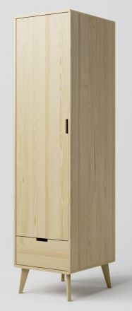 Cabinet solid pine wood natural Aurornis 02 - Measurements: 200 x 50 x 60 cm (H x W x D)