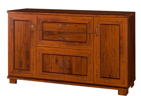 Chest of drawers Dahra 12, Colour: Oak Brown - 94 x 160 x 45 cm (H x W x D)