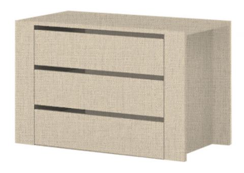 Built-in drawers for closets Faleasiu - Measurements: 88 x 57 x 45 cm (W x H x D).