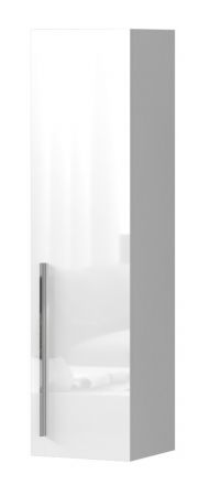 Wall unit Garim 39, Colour: White high gloss - Measurements: 115 x 30 x 29 cm (H x W x D)