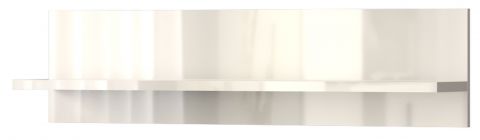 Suspended rack / wall shelf Garim 41, Colour: Beige high gloss - 30 x 120 x 21 cm (h x w x d)