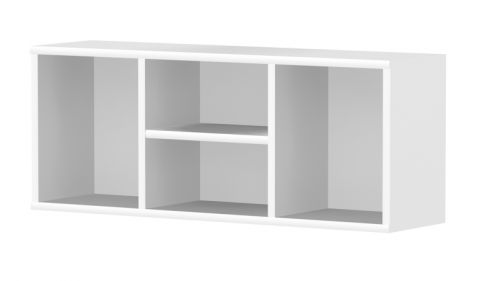 Wall Shelf 32, Colour: White - Dimensions: 37 x 94 x 25 cm (H x W x D)