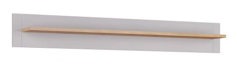 Suspended rack / Wall shelf Torrelavega 06, Colour: Artisan Oak / Grey Light - Measurements: 22 x 160 x 19 cm (H x W x D)
