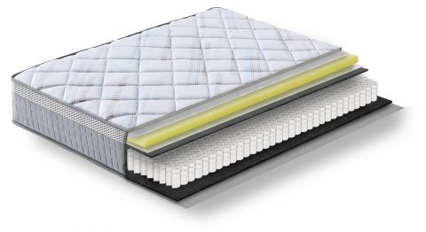 Steiner Premium mattress Wonder with pocket spring core - size: 90 x 200 cm, firmness level H3, height: 25 cm