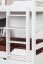 Adult Bunk Bed 'Easy Premium Line' K13/n incl. 2 drawers and 2 cover panels, rounded head and foot, Beech solid wood White - 90 x 200 cm (W x l), divisible