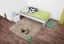 Kid/Youth bed pine solid wood white lacquered 78, incl. Slat Grate - 100 x 200 cm