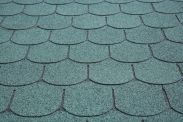 Roof shingles plain tile - colour: green,  