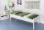 Single bed "Easy Premium Line" K1/1h, solid beech wood, white finish - 90 x 200 cm