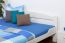 Youth bed "Easy Premium Line" K4, solid beech wood, white - 180 x 200 cm