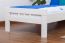 Children's bed / Youth bed "Easy Premium Line" K8, solid beech wood, white painted