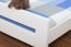 Double bed "Easy Premium Line" K6, solid beech wood, white - 160 x 200 cm 