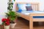 Youth bed "Easy Premium Line" K8, incl. cover plate, solid beech wood, clearly varnished - 140 x 200 cm