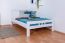 Youth bed ' Easy Premium Line ® ' K8, 120 x 200 cm Beech solid wood white lacquered