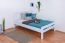 Youth bed ' Easy Premium Line ® ' K8, 120 x 200 cm Beech solid wood white lacquered