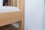 Single / guest bed ' Easy Premium Line ® ' K8 with 1 cover panel incl. 120 x 200 cm Beech solid wood natural 