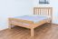 Single / guest bed ' Easy Premium Line ® ' K8, 120 x 200 cm Beech solid wood natural 