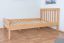 Single / guest bed ' Easy Premium Line ® ' K8, 120 x 200 cm Beech solid wood natural 