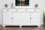 Chest of drawers pine solid wood white lacquered Pipilo 15 - Dimension: 88 x 182 x 54 cm (H x W x D)