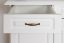 Chest of drawers pine solid wood white lacquered Pipilo 15 - Dimension: 88 x 182 x 54 cm (H x W x D)