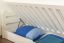 Youth bed/functional bed Pine solid wood white lacquered 92, incl. slat grate - Lying surface: 90 x 200 cm