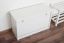 Shoe Cabinet Pine Solid white lacquered Junco 216 - 44 x 72 x 30 cm (H x W x D)